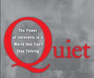 Quiet - the power of introverts in a world that can't stop talking book cover