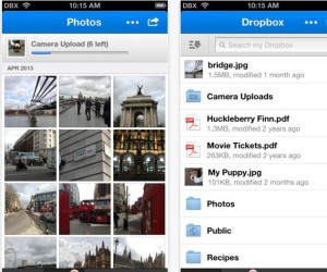 Picture of DropBox App.