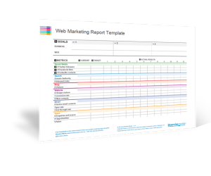 Web Marketing Report Template