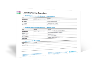 Lead Nurturing Template - 3D Icon