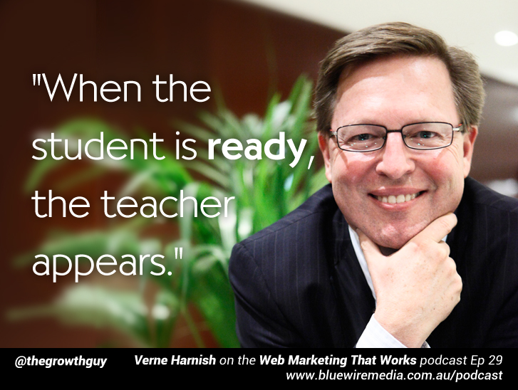 Verne Harnish podcast quote