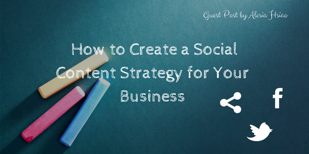 How to create a social content strategy for your business - header image