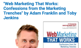 Marketing Book podcast Adam Franklin