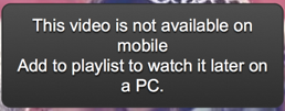 Video not available on your mobile site