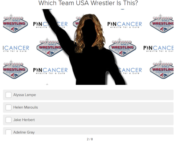 Team USA example of how to use quizzes