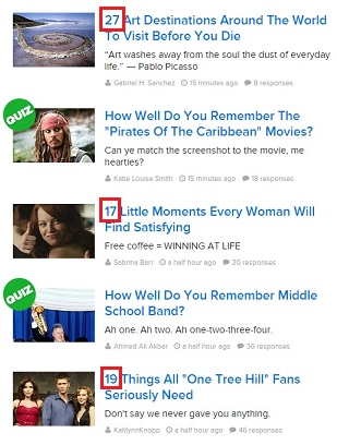 BuzzFeed example of viral content