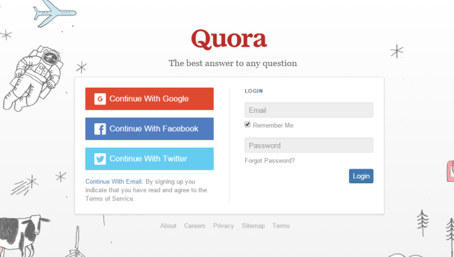quora - example of a content marketing tool