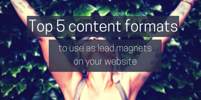 Top 5 content formats to use on your website