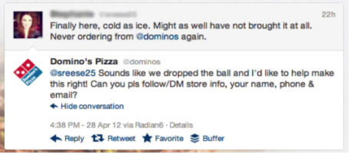 Dominos example - How social media can damage your business