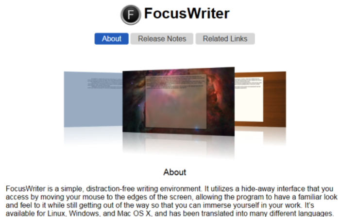 FocusWriter - content marketing code