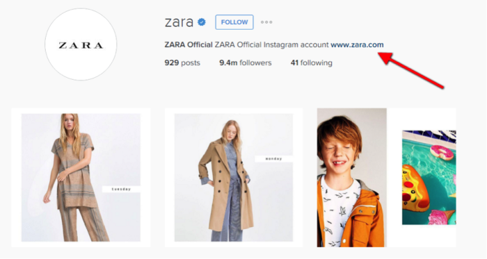 Zara on Instagram - increase revenue with social media