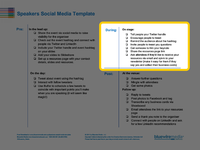 Speakers social media template 3 for how to market yourself as a speaker