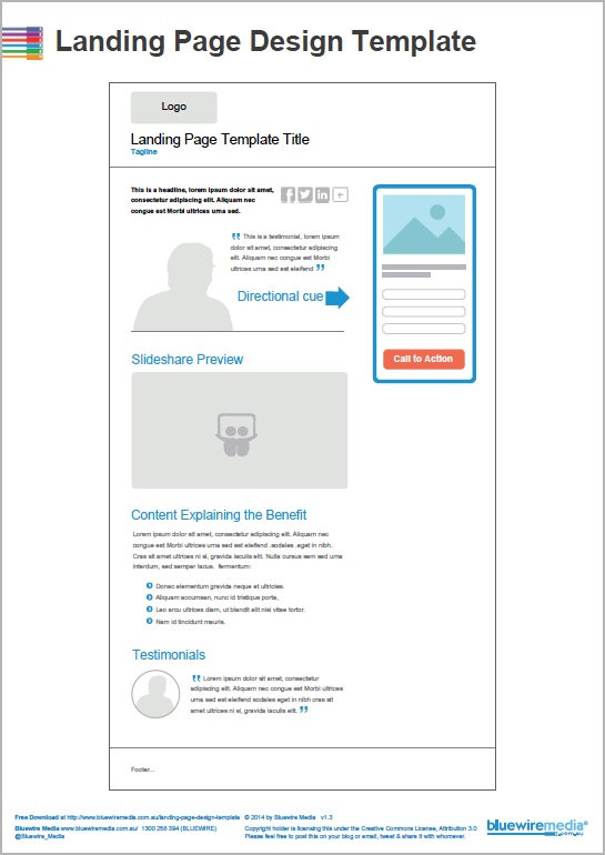 Landing Page Design Template