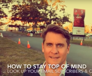How to stay top of mind - Adam Franklin